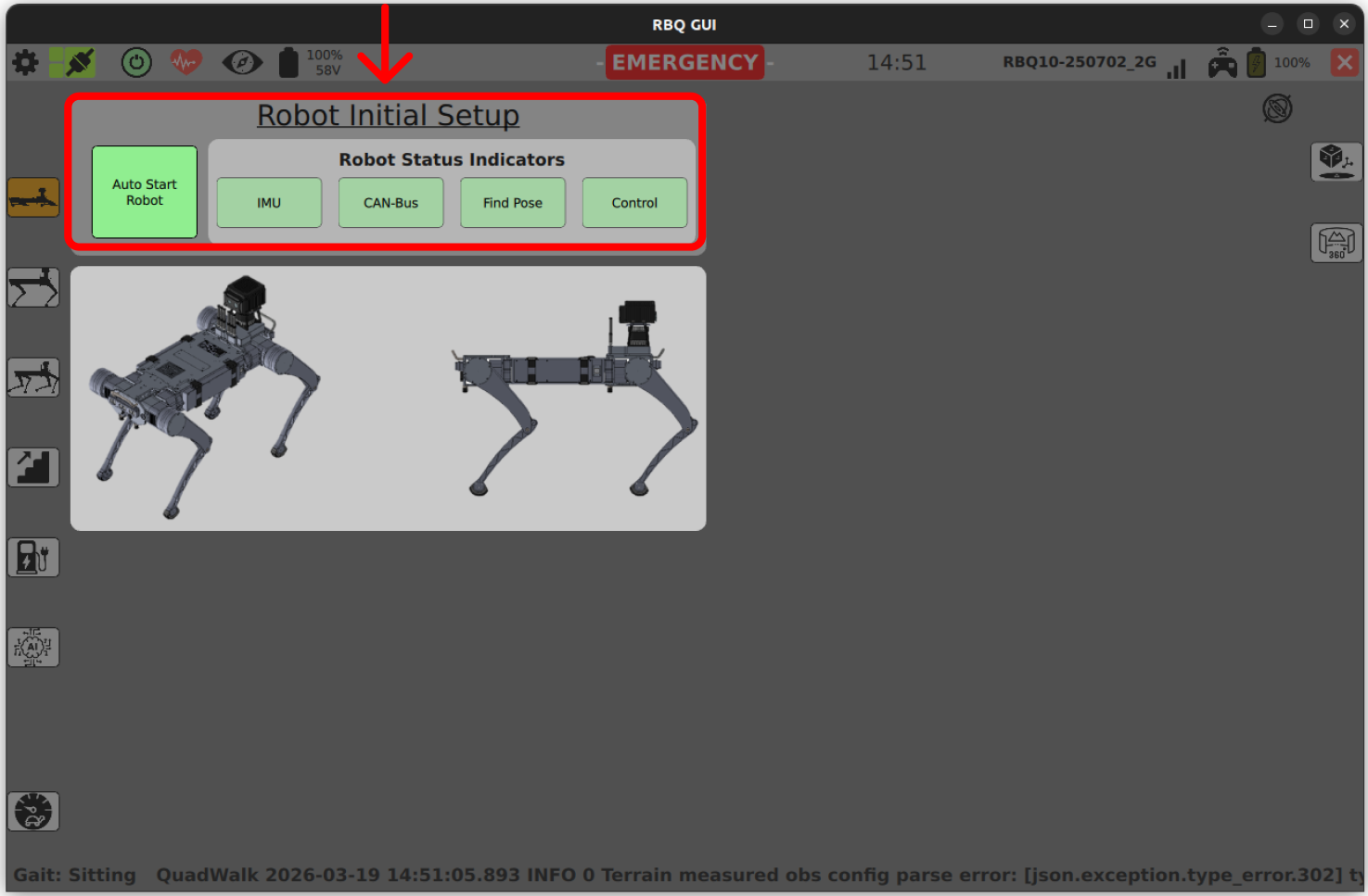 Auto start in progress