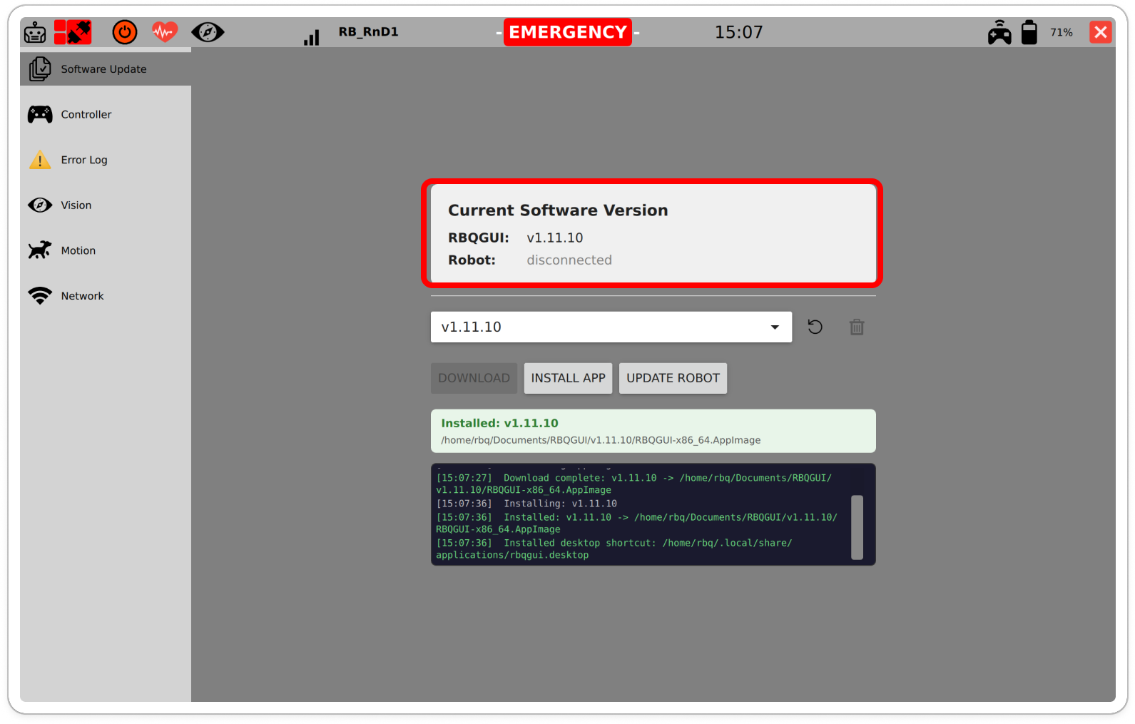 GUI installation complete