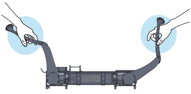 Two-person lift front and back