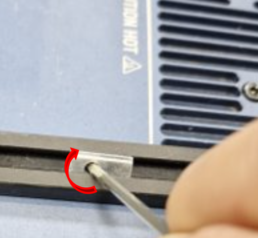 Twist and lift away from the wall