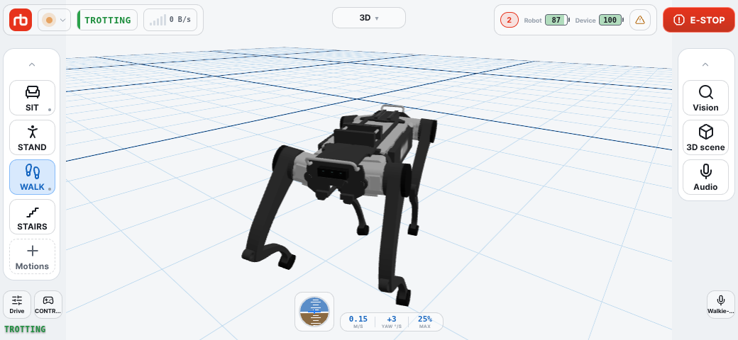 Control home in gamepad mode — virtual joysticks hidden