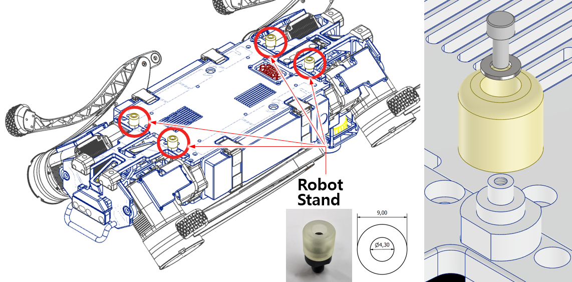 Stand and bumper replacement 1