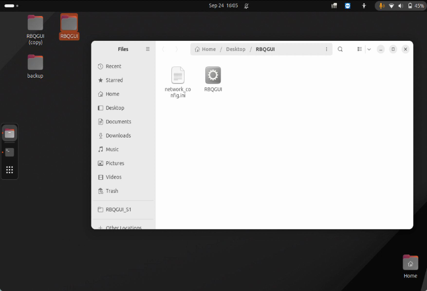 RBQGUI app