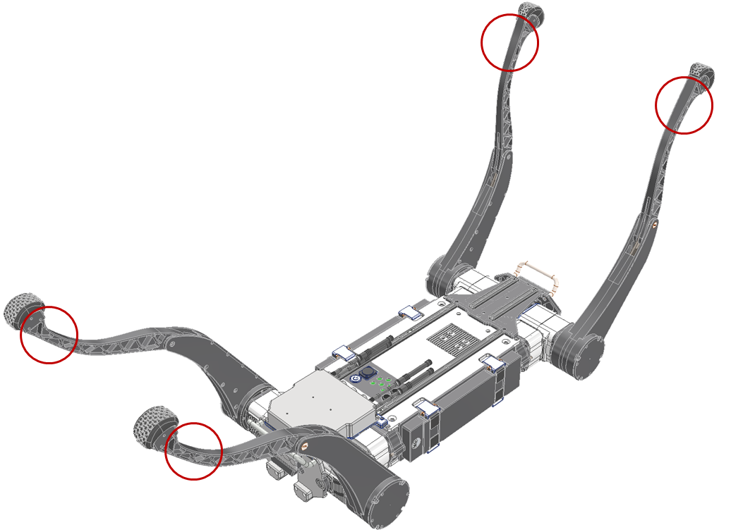 Carrying robot into case