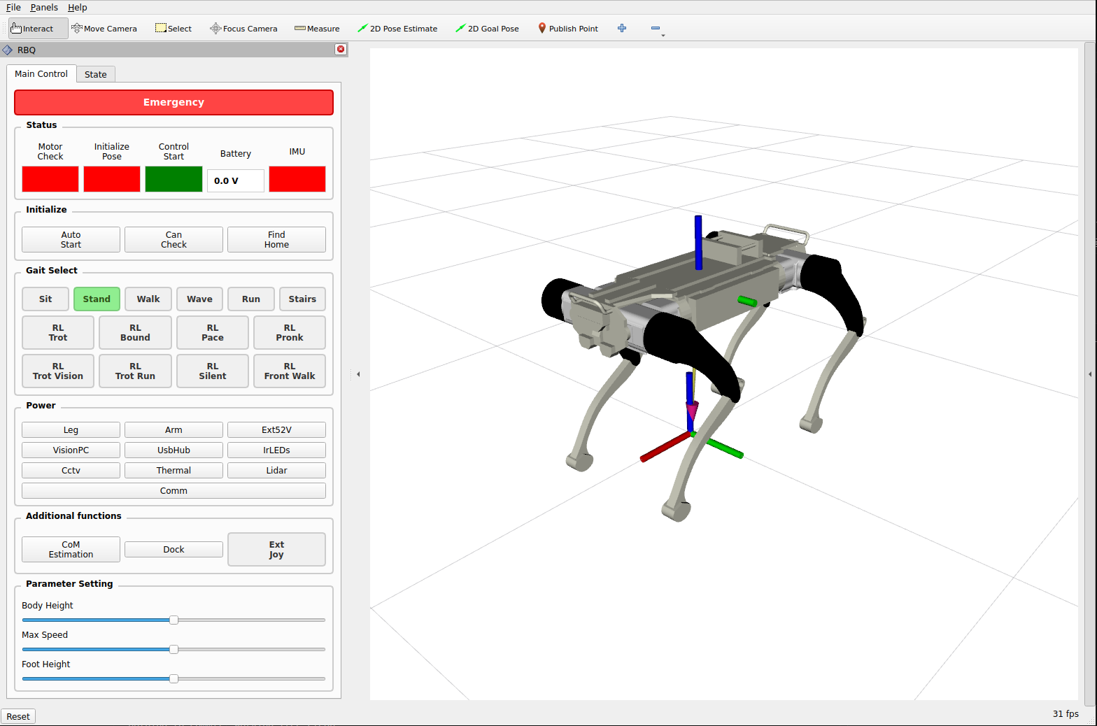 RViz visualization
