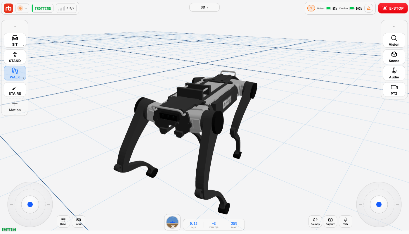 Control home with the viewport